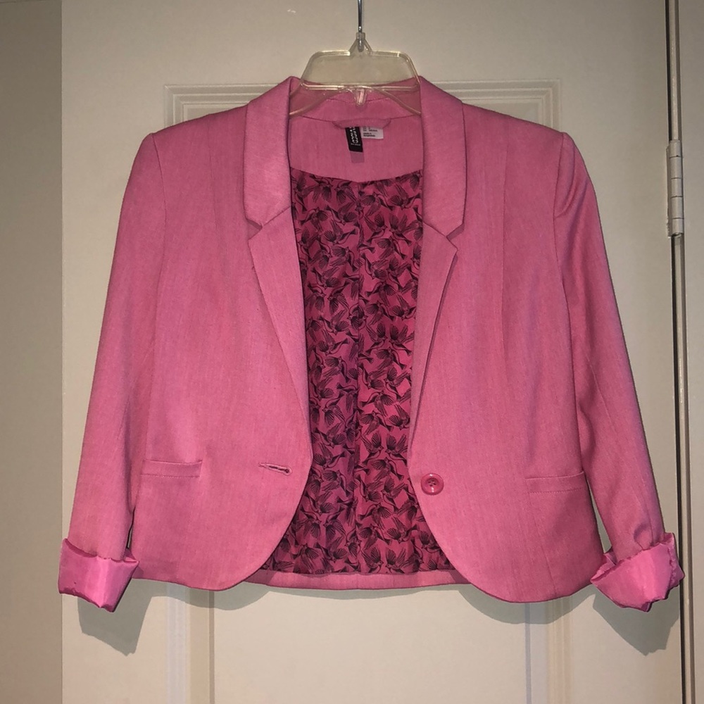 Pink blazer
